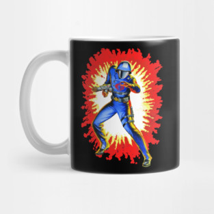 Cobra Commander GI Joe toy art card Mug