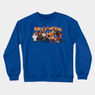 rock n wrestling Crewneck Sweatshirt