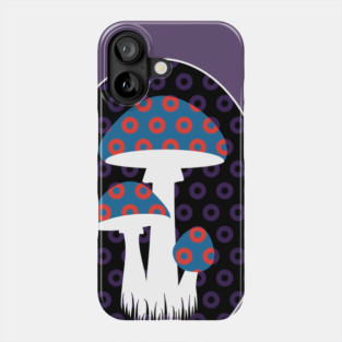 Phish Fishman Donuts Amanita Mushrooms Phone Case