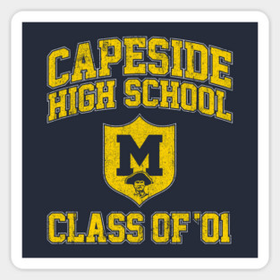Capeside High School Class of 01 (Dawson's Creek) Sticker