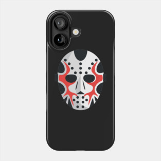 Hockey Goalie, Mask, Sports, Design, Artwork, Vector, Graphic Phone Case