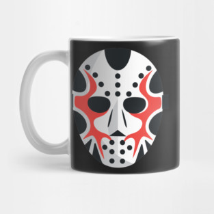 Hockey Goalie, Mask, Sports, Design, Artwork, Vector, Graphic Mug