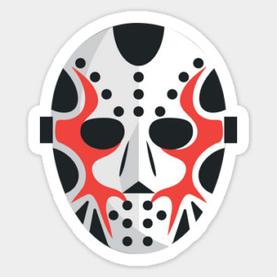 Hockey Goalie, Mask, Sports, Design, Artwork, Vector, Graphic Sticker