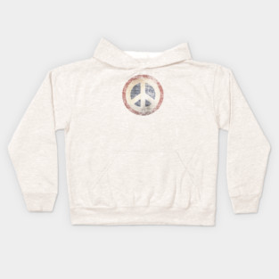 RETRO PEACE SIGN Kids Hoodie