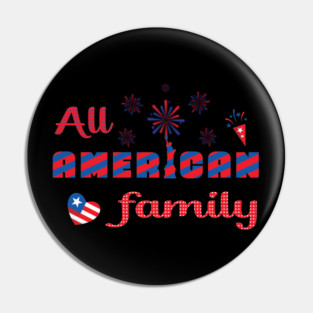 All American family Pin