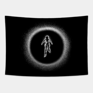 Black Hole Astronaut Tapestry