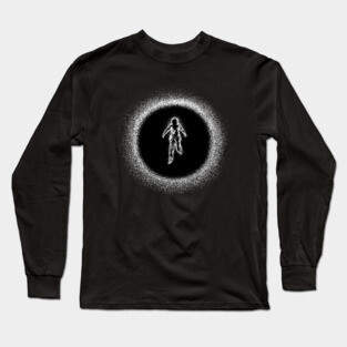 Black Hole Astronaut Long Sleeve T-Shirt