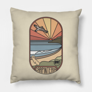 Carpinteria Beach Pillow