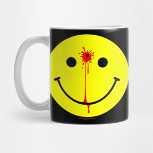 Smiley Face with a Bullet Hole - Have a Nice Day Mug