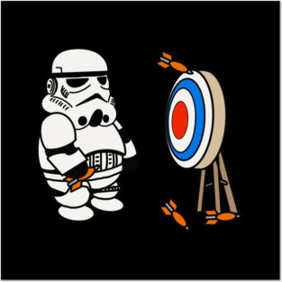 Stormtrooper Darts Posters and Art