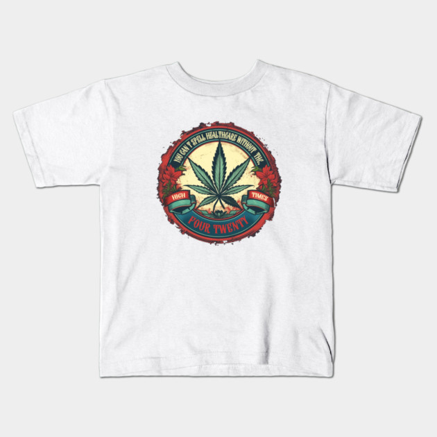 You can't spell healthcare without THC Kids T-Shirt by DavidLoblaw
