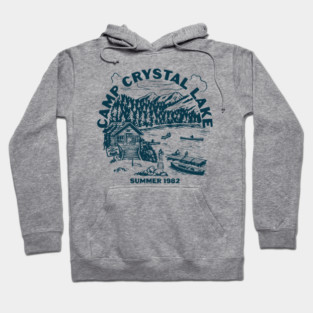 Camp Crystal Lake Summer '82 (on light) Hoodie