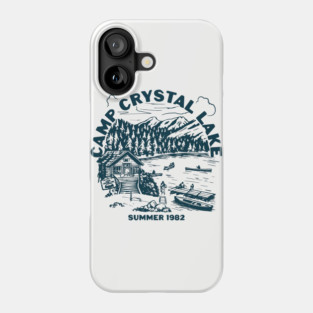 Camp Crystal Lake Summer '82 (on light) Phone Case