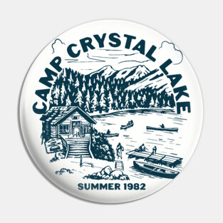 Camp Crystal Lake Summer '82 (on light) Pin