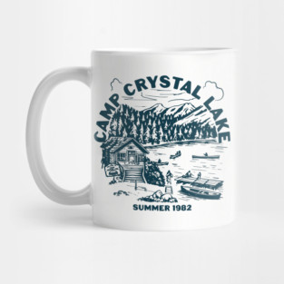 Camp Crystal Lake Summer '82 (on light) Mug