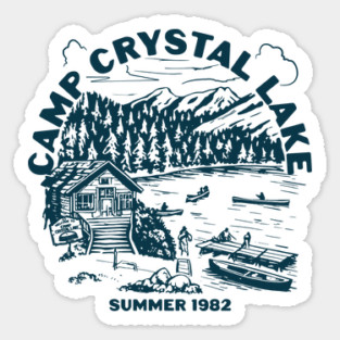 Camp Crystal Lake Summer '82 (on light) Sticker