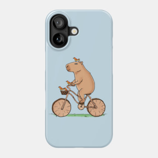 Capybara Bicycle Phone Case