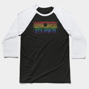 Rainbow Scenery Baseball T-Shirt