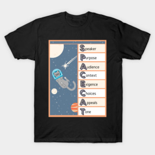 SPACECAT Rhetorical Analysis Poster T-Shirt