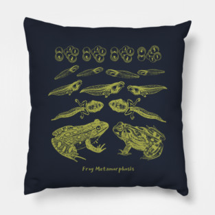 Frog Metamorphosis: The Tale of Frog-Inspired Transformations Pillow