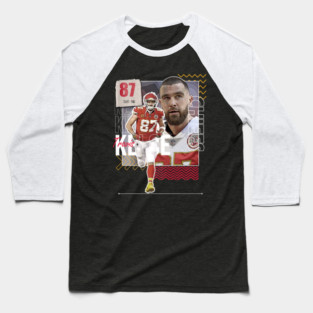 Travis Kelce football Paper Poster Chiefs 6 Baseball T-Shirt
