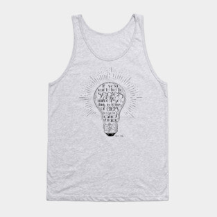 Nikola Tesla - Energy quote Tank Top