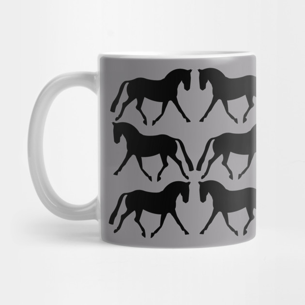Dressage Horse Pattern by DickinsonDesign