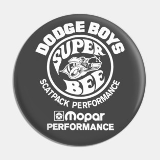 Dodge Boys Scatpack Performance Super Bee Pin