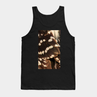 Feathers of a Downy Woodpecker Tank Top