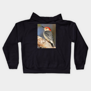Red Bellied Woodpecker Kids Hoodie