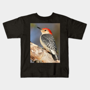 Red Bellied Woodpecker Kids T-Shirt