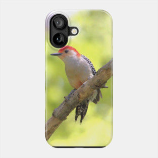 Red bellied woodpecker Phone Case