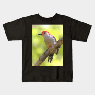 Red bellied woodpecker Kids T-Shirt