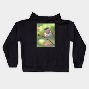 Eastern Towhee Kids Hoodie