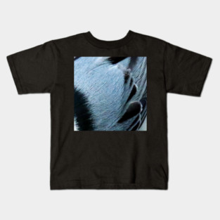 Feathers of a White Breasted Nuthatch Kids T-Shirt