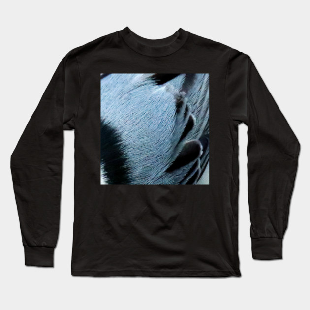 Feathers of a White Breasted Nuthatch Long Sleeve T-Shirt by BirdsnStuff
