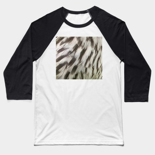 Feathers of a female Red Winged Blackbird Baseball T-Shirt by BirdsnStuff