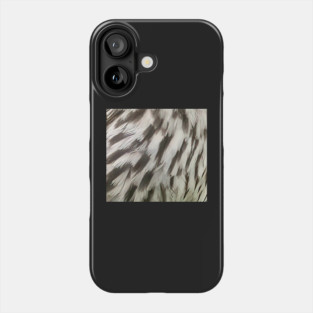 Feathers of a female Red Winged Blackbird Phone Case