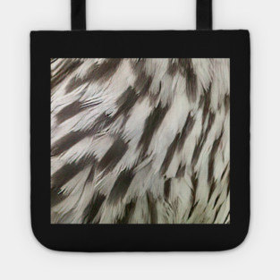 Feathers of a female Red Winged Blackbird Tote