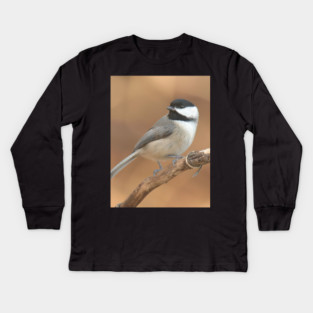 Carolina Chickadee Kids Long Sleeve T-Shirt