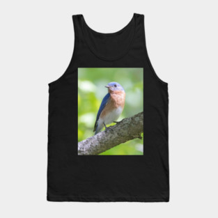 Eastern Bluebird on a nice summer day Tank Top