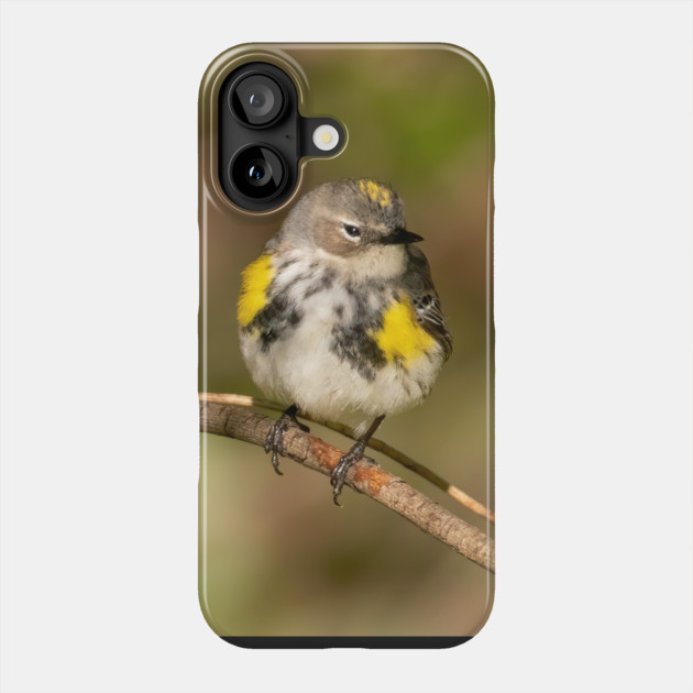 Yellow Rumped Warbler Phone Case by BirdsnStuff