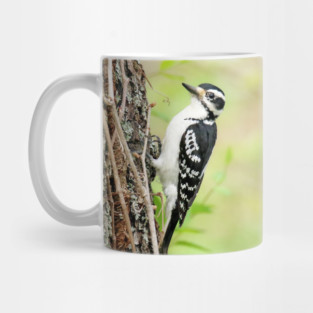 Portrait of a Hairy Woodpecker 2-Female Mug