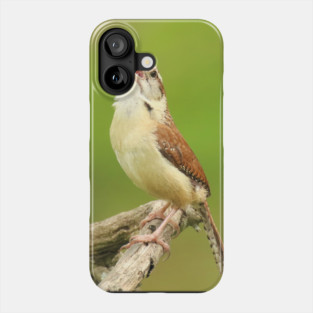 Carolina Wren Singing Phone Case