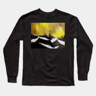 Feathers of a American Goldfinch Long Sleeve T-Shirt