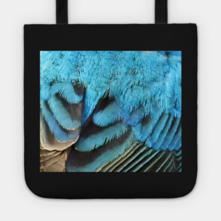 Feathers of a Indigo Bunting Tote