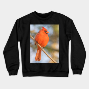 Northern Cardinal on a spring day Crewneck Sweatshirt