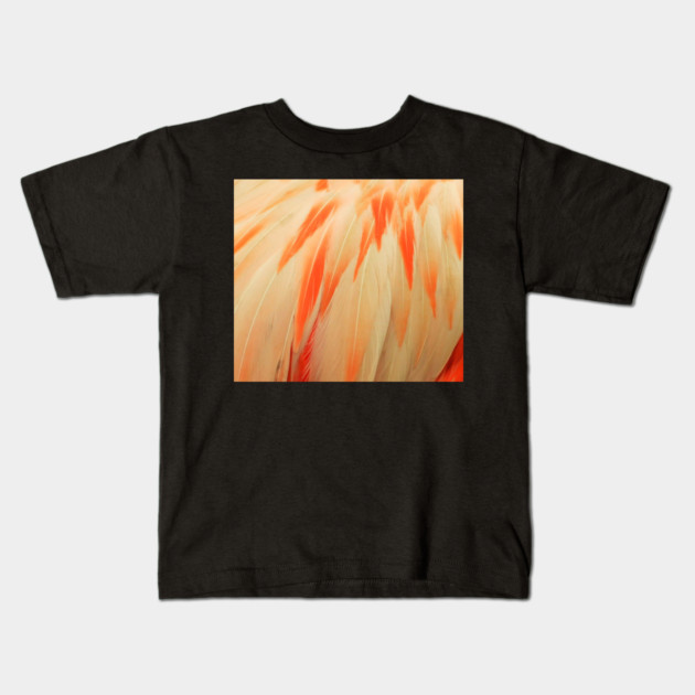 Flamingo Feathers Kids T-Shirt by BirdsnStuff