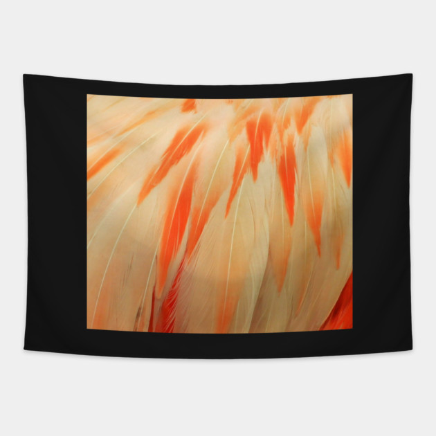 Flamingo Feathers Tapestry by BirdsnStuff