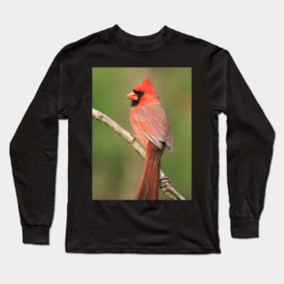 Northern Cardinal Long Sleeve T-Shirt